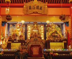 Altar at Thekchen Choling Buddhist Temple, Singapore.jpg