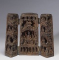 Chinese - Portable Buddhist Shrine - Walters 61266 - Front Open.jpg