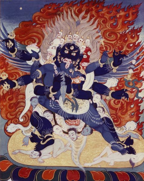File:Lama Gonpo Tseten Dorje Phurba Painting.jpg
