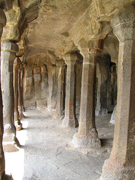 File:Mamallapuram - 022 - Cave pillars (4333675697).jpg