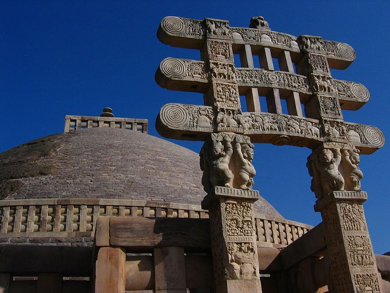 File:Sanchi Great Stupa Torana.jpg