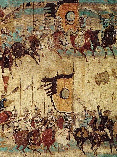 File:Dunhuang General Zhang Yichao army detail.jpg