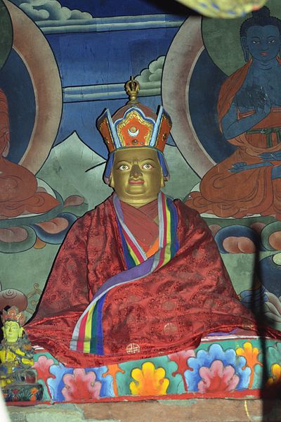 File:Pema Lingpa image, Tsakaling temple.jpg