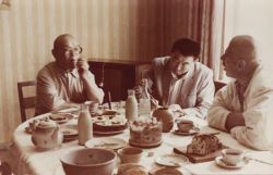 Buryat lamas visiting Taola, Tallinn, 1980s