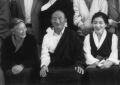 Khandro Tsering Chödrön at Dzogchen Monastery in South India with Tsewang Paljor and his wife, Mayum Tsering Wangmo