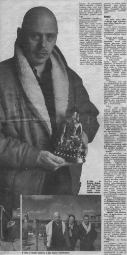 Vello Vaartnou, Finnish newspaper, 9 July 1988