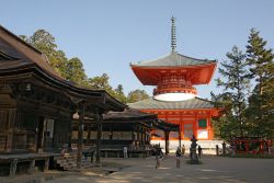 Danjogaran, the central point of Mt. Kōya.