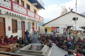 A temple where Hindus, Buddhists pray together