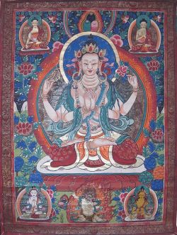 Four-Armed Shadakshari Lokeshvara