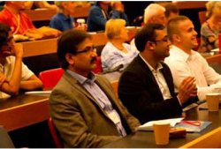 From the left: Dr. Soni and Dr. Singh from India