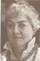 Maurine Stuart, a Zen Buddhist teacher, with collar up