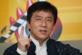 Jackie Chan (Buddhist) with the traditional mandarin stand up collar