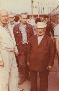 Buryat lamas visiting Taola, Tallinn, 1980s