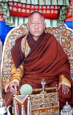 Portrait of the 8th Bogd Gegen in the Zanabazar Art Museum, Ulaan Baatar