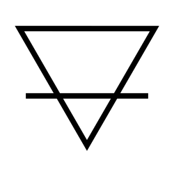 Alchemical symbol for earth