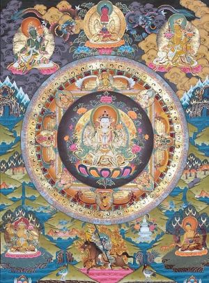 The Sand Mandala of Avalokiteshvara