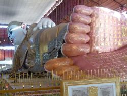 The detailed marks and symbols of the soles