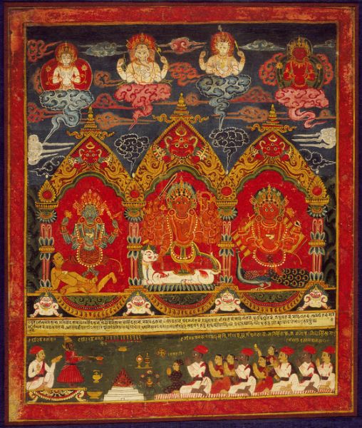 File:Matrikas-Mahalakshmi Chamunda-left-and-Kaumari-right-.jpg