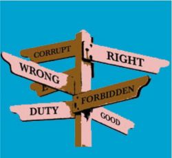 Clinging to morality and rules