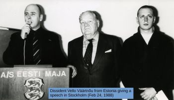 Speech at Estonian House in Stockholm