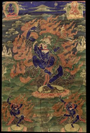 Simhamukha Dakini Dharma practice can avert natural disasters and crisis