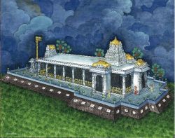 Conception for , , by foremost Sthapati (temple architect)