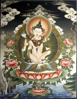 Vajrasattva meditation and recitation By Lati Rinpoche