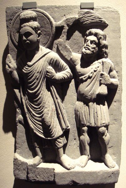 File:TheBuddhaAndVajrapaniGandhara2ndCentury.jpg