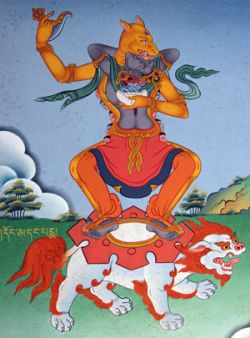 The pracaṇḍā Jambukāsyā