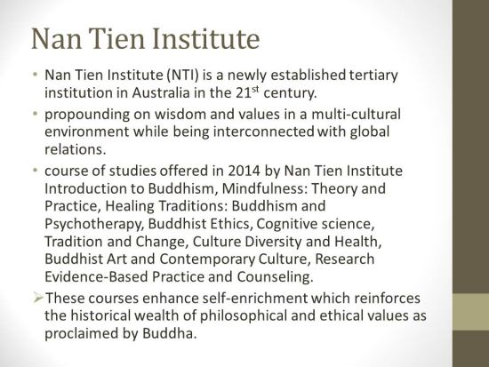 The Influence of Buddhism in NSW Australia by Mengjee Foo