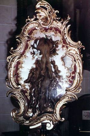 The chevelure of St. Therese of Lisieux