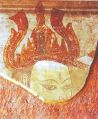A fragmentary 18th-century painting porch, east.