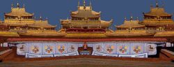 Tradtional holy Tibetan Temple