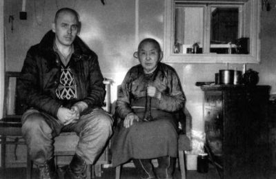 Vello Vaartnou and Hambo Lama Erdineev, Ivolga monastery, 1981