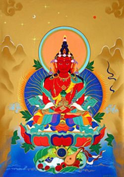Praises in the Tushita Heaven Palace