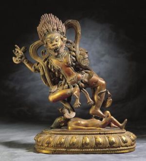 The Buddhist deity Simhavaktra Dakini