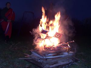 Namkha burning