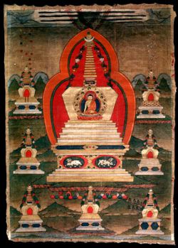 The Life of the Buddha Shakyamuni as Commemorated by Eight Stupas