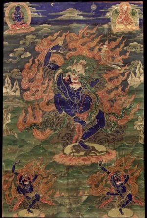 Simhamukha (Buddhist Deity) - (Bari Lineage)