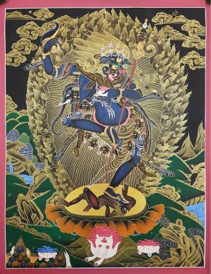 Simhamukha, the Lion-Faced Dakini
