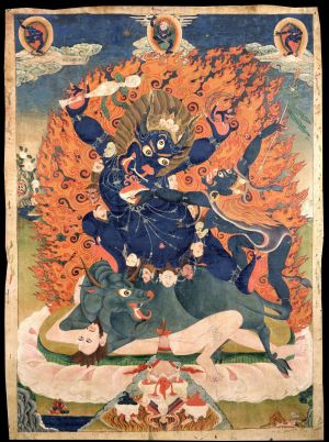 INTERPRETING YAMA DHARMARAJA THANGKA
