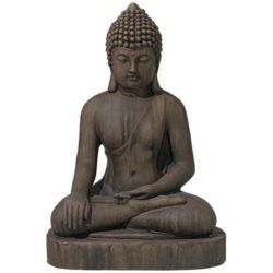 This is Bhoomi sparsa mudra by right hand ()